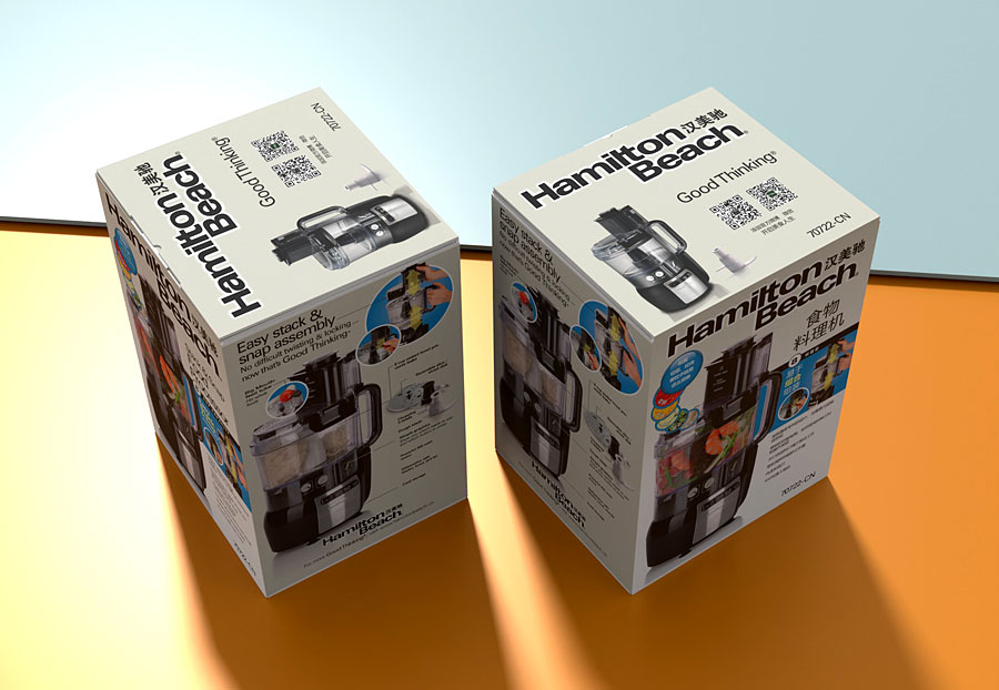 黑眼睛廣告為漢美馳設(shè)計完善的和面機(jī)包裝