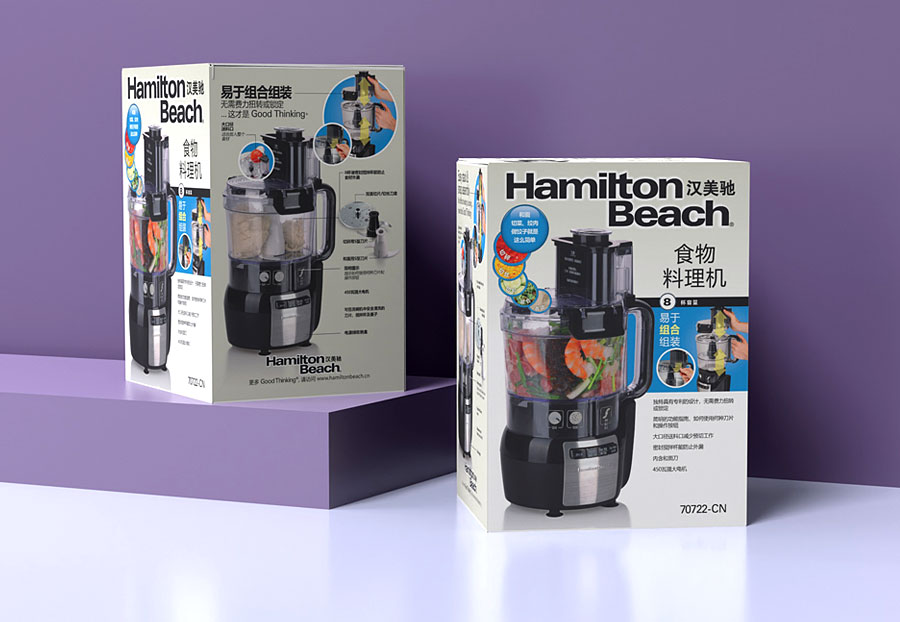 黑眼睛廣告為漢美馳設(shè)計完善的和面機(jī)包裝